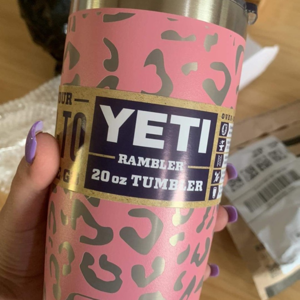 Custom leopard yeti